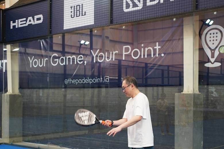 The panoramic courts at The Padel Point